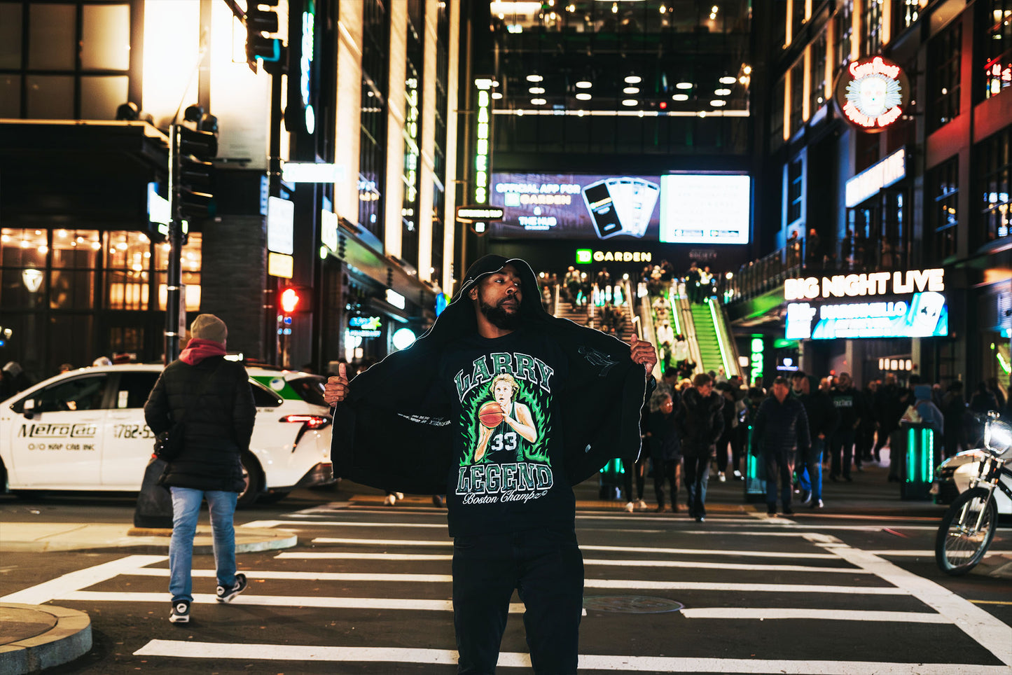 Boston Champs Larry Legend T-Shirt (Limited Edition \ No Restock)