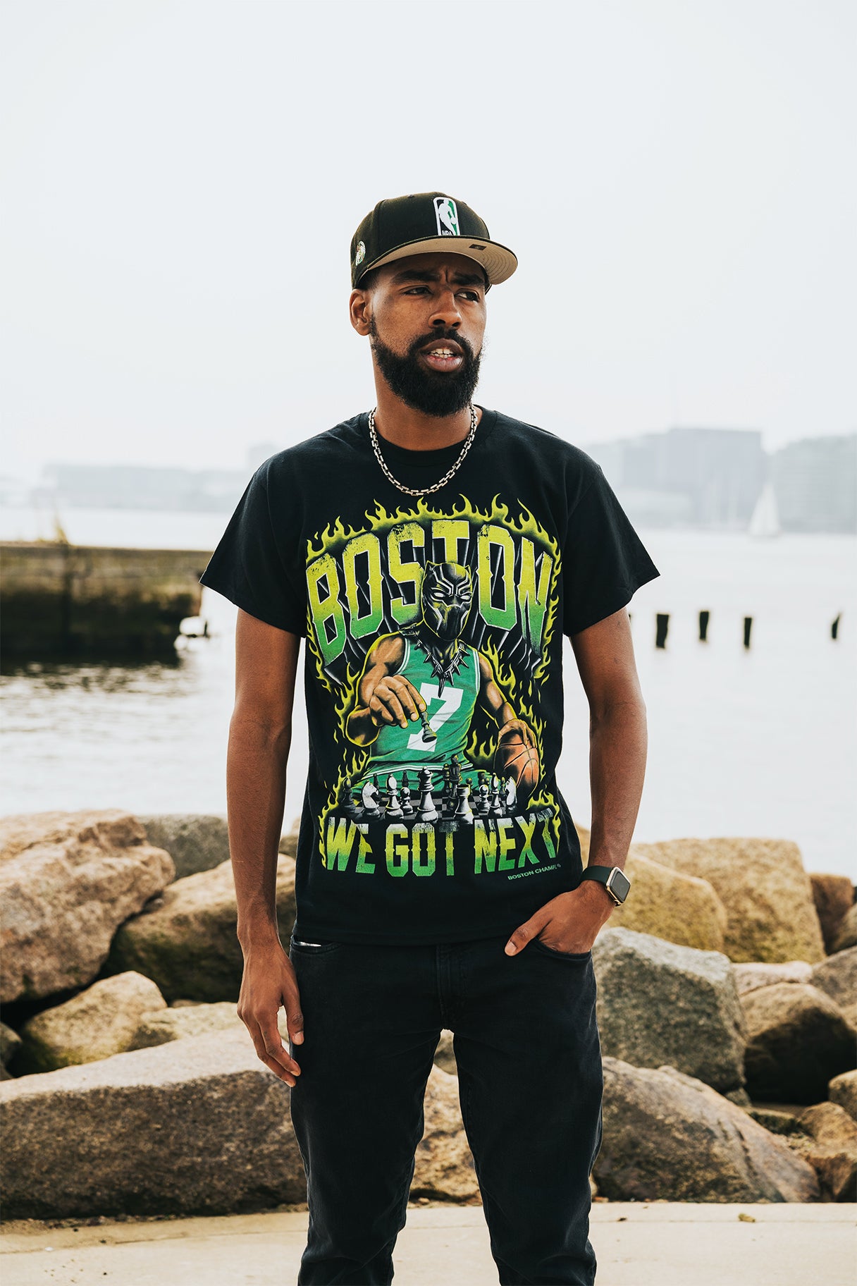 Boston Champs Jaylen We Got Next T-Shirt (Limited Edition \ No Restock)