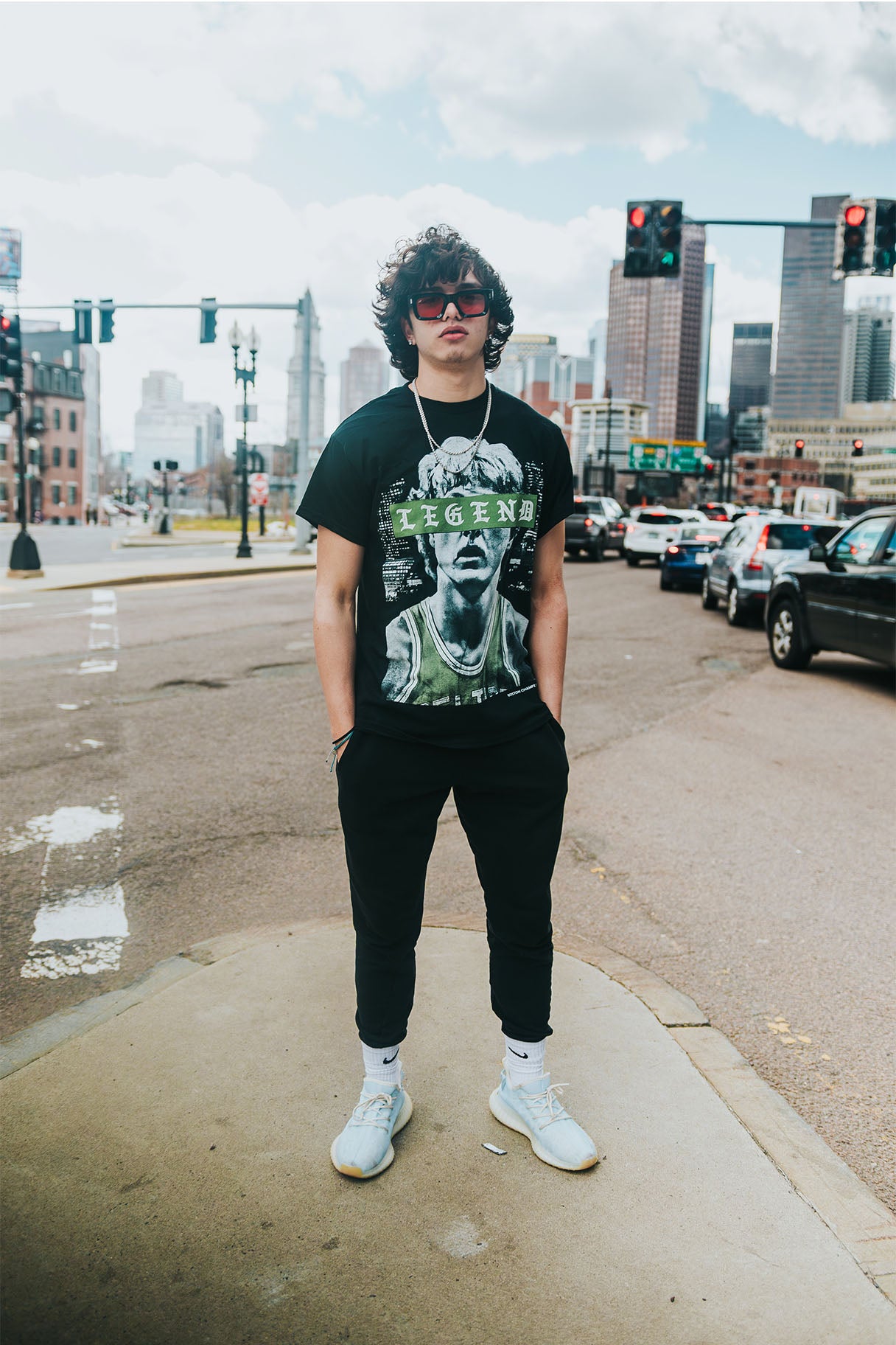 Boston Champs Larry "Legend" Skyline T-Shirt