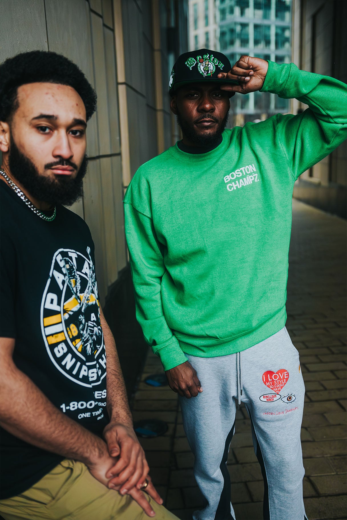 Boston Champs Pasta's Snipe School T-Shirt