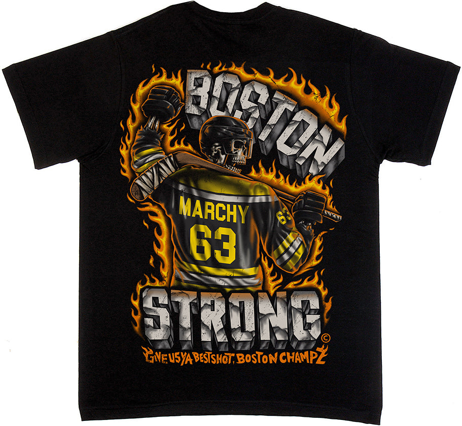 Boston Champs Marchy Boston Strong T-Shirt (Limited Edition \ No Restock)