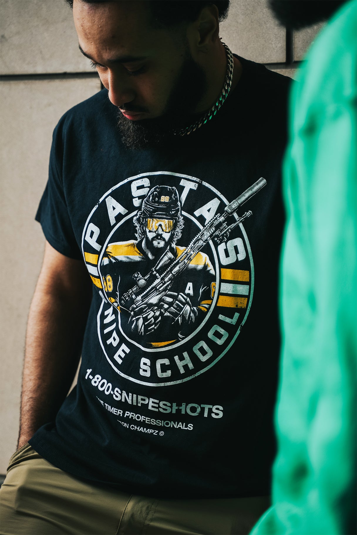Boston Champs Pasta's Snipe School T-Shirt