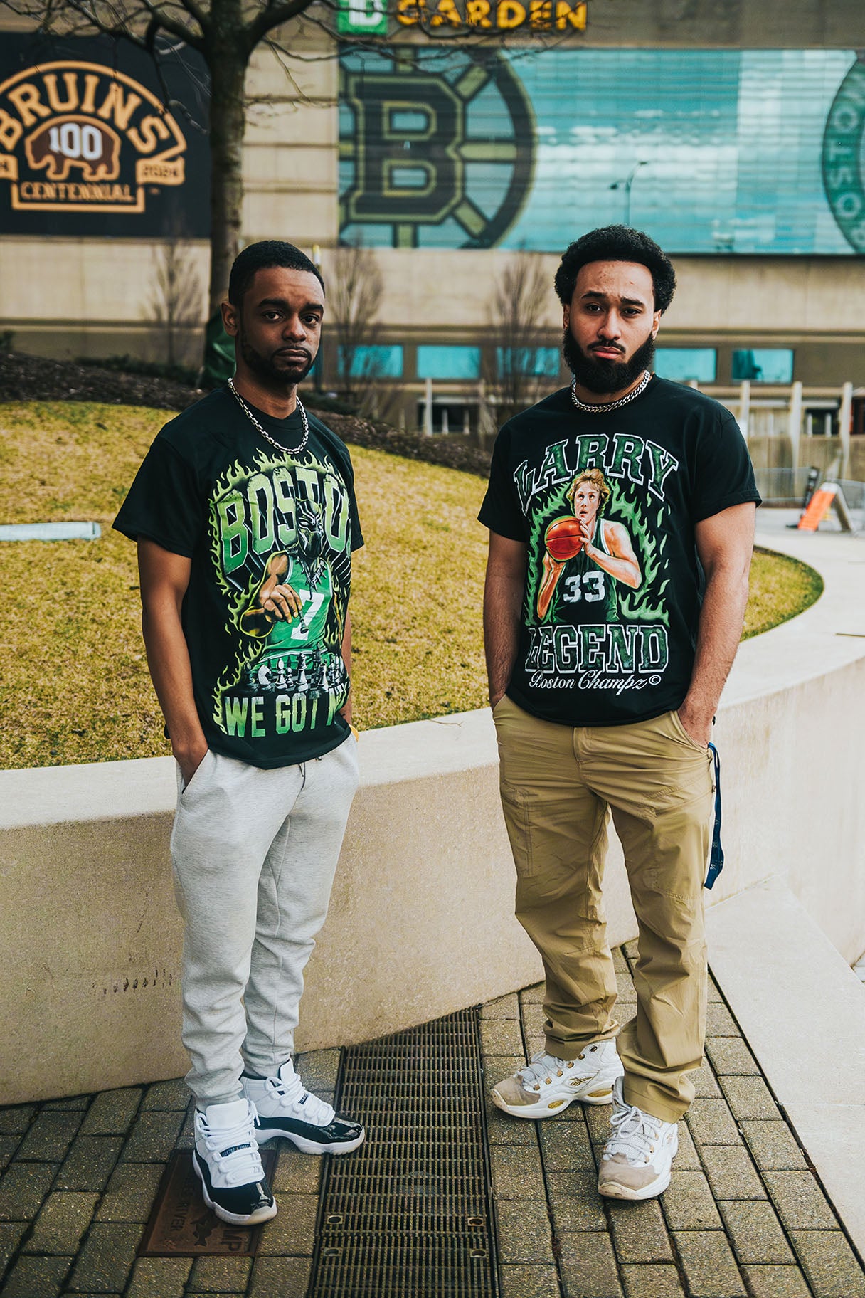 Boston Champs Larry Legend T-Shirt (Limited Edition \ No Restock)